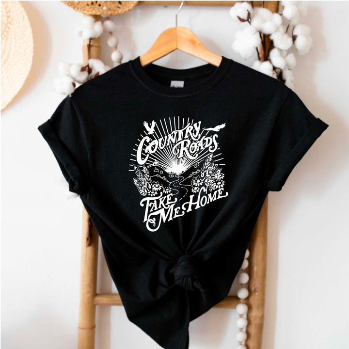 Country Roads T - Shirt - Small Town Styles