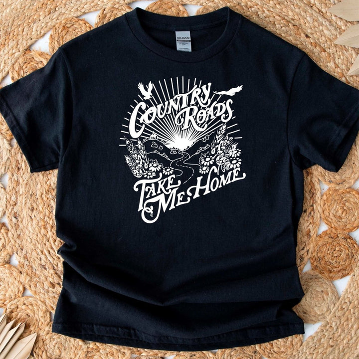 Country Roads T - Shirt - Small Town Styles